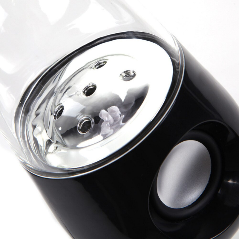 LED 燈水舞揚聲器噴泉揚聲器 HIFI 立體聲音箱 3D 環繞揚聲器適用於 PC 手機平板電腦遊戲播放器