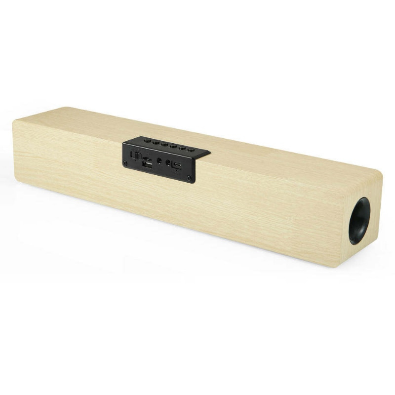 12W 條形音箱智能家庭影院系統無線 PC 揚聲器帶藍牙 AUX FM USB 連接藍牙揚聲器