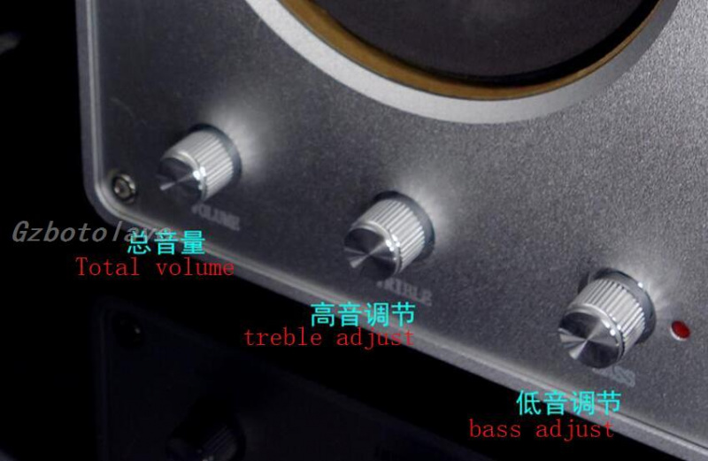 藍牙4.2 4寸鋁製書架音箱內置功放電腦有源防磁全頻音箱