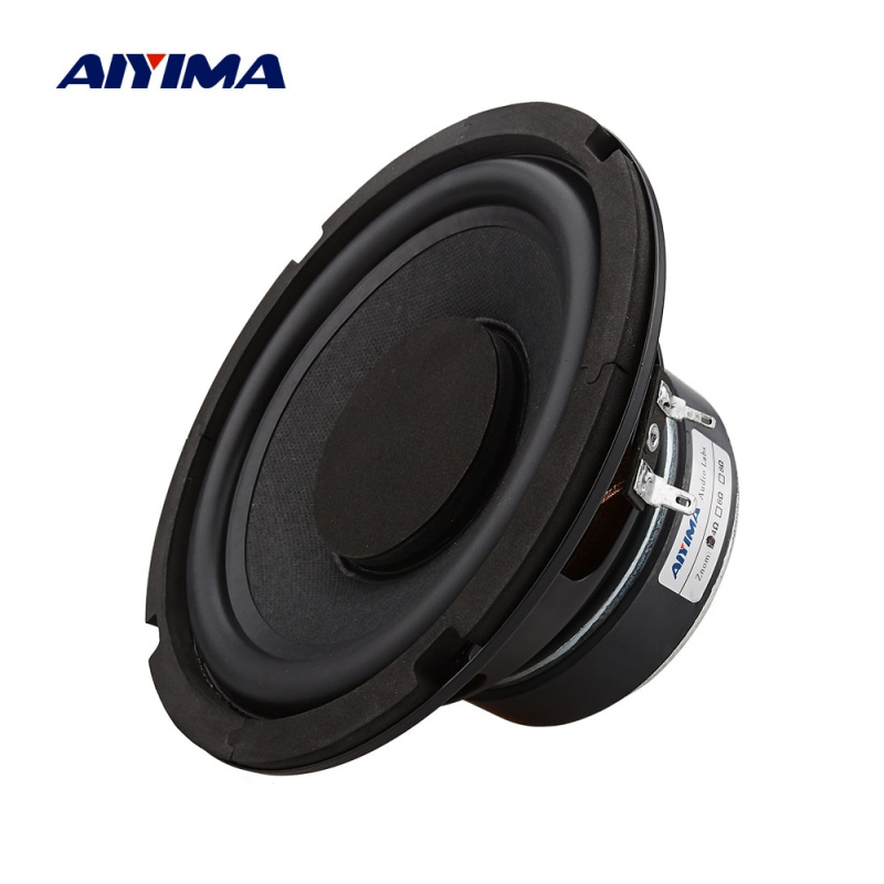 AIYIMA 1Pcs 6.5 Inch Subwoofer 4 8 Ohm 80W Super Bass Woofer Speaker Home Theater For Bookshelf Computer Speaker
