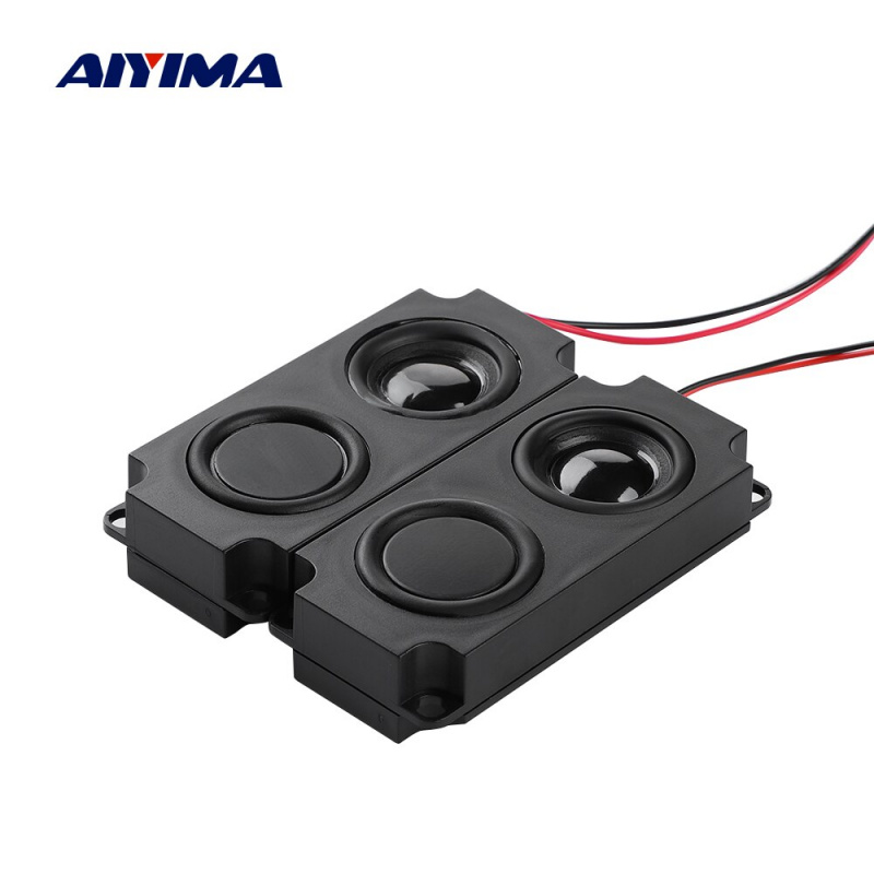 AIYIMA 2Pcs LCD TV Speaker 4 8 Ohm 5W Audio Portable Loudspeaker Diaphragm Single Cavity Rectangle Spe