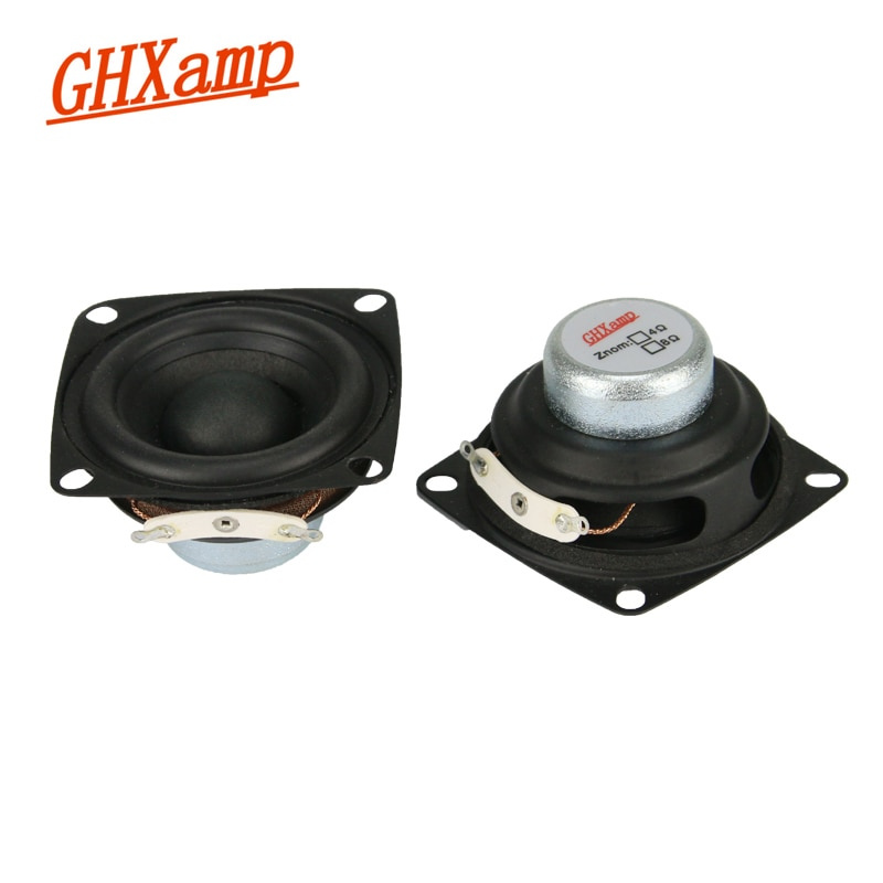 GHXAPM 2PC 2 inch 4OHM 12W Full Range Speakers Magnetic NdFeB High-power Alto Treble Vocal Sound Desktop