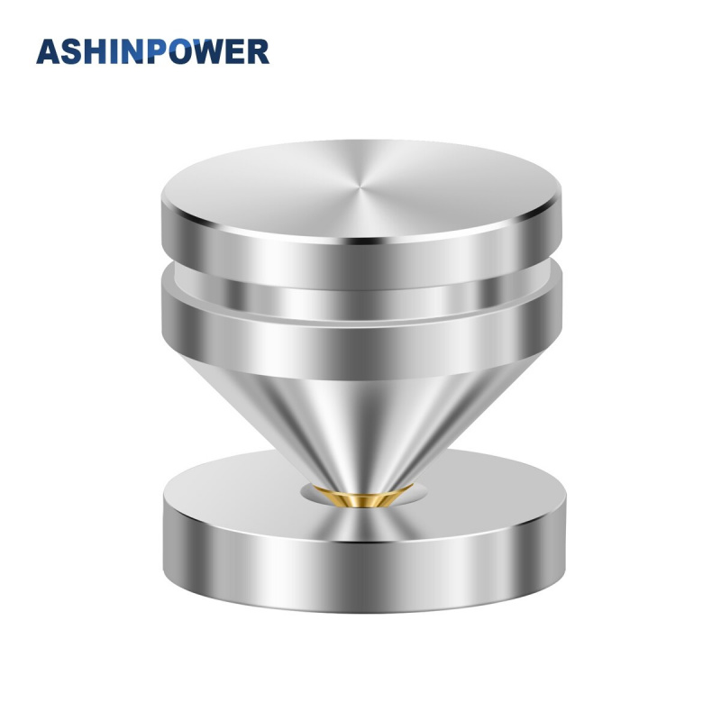 4Pcs Ashinpower 阻尼墊減震釘 鋁合金+銅 HIFI腳架喇叭釘音響功放CD吸音釘