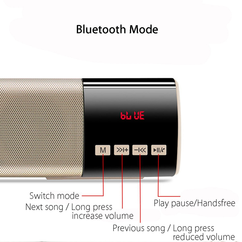 電視藍牙音箱 HiFi 便攜式無線條形音箱低音炮 3D 立體聲柱音樂中心家庭影院系統適用於計算機