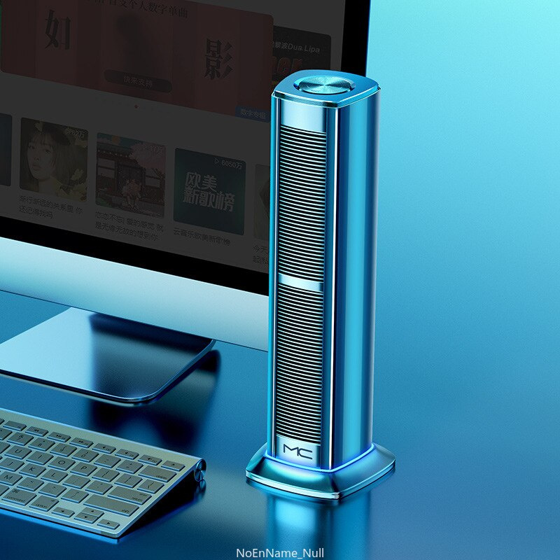 家用 USB 筆記本電腦音箱便攜式電腦音響迷你低音炮條棒音樂播放器適用於 PC 電腦長藍牙揚聲器