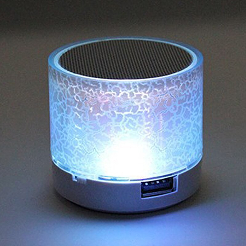 迷你藍牙音箱彩色 LED 無線便攜式 HiFi TWS Loudly колонка bluetooth caixa de som bluetooth MP3 Music For PC