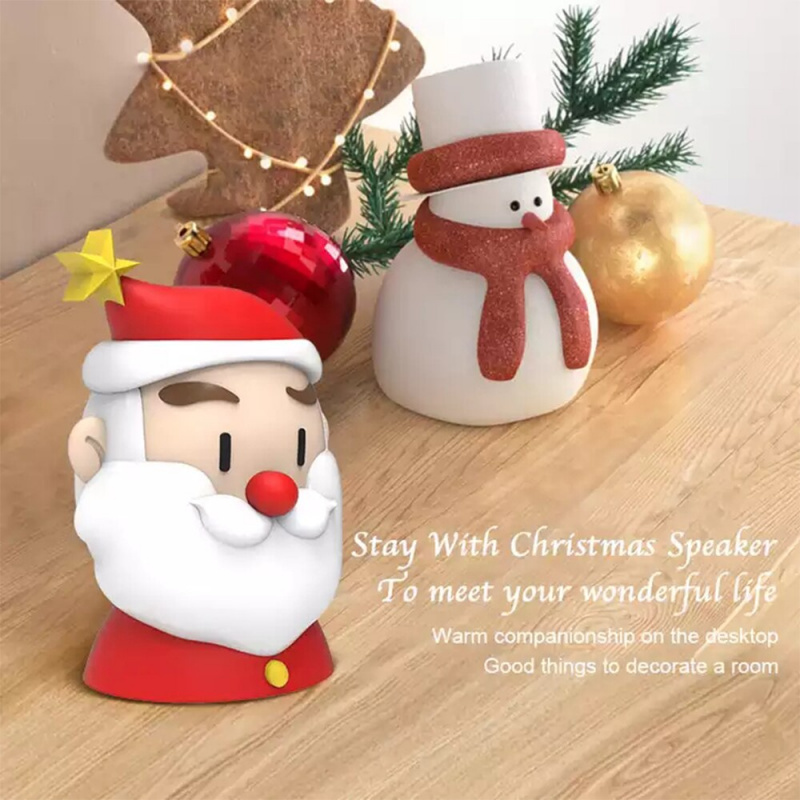 聖誕雪人禮物音箱電腦手機小藍牙音響創意聖誕禮物無線藍牙音箱