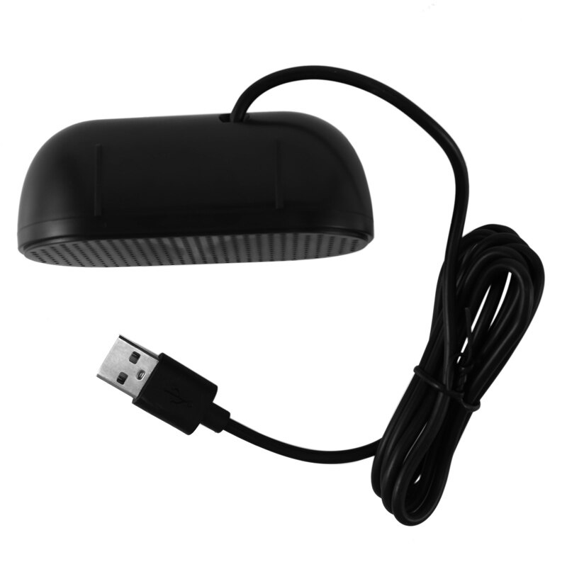 5X USB 揚聲器便攜式揚聲器有源立體聲多媒體揚聲器適用於筆記本電腦 黑色