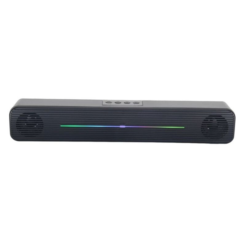 RGB Soundbar電腦音響遊戲筆記本電腦台式電腦發光低音炮音箱無線藍牙音箱