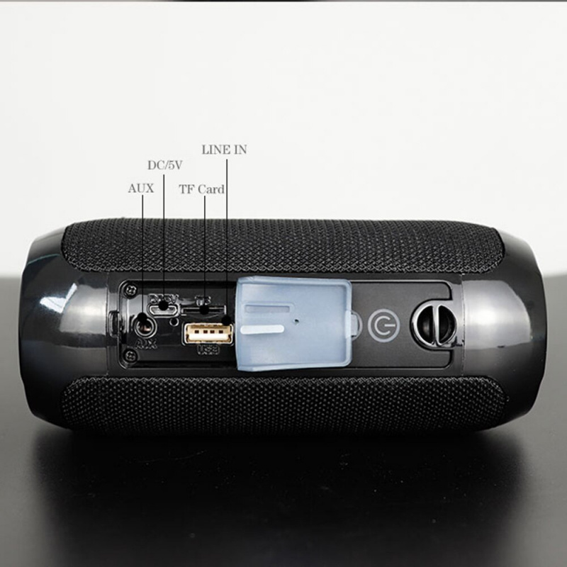 藍牙電腦音箱防水便攜式戶外音箱 FM 收音機立體聲揚聲器 AUX TF USB 播放器音箱 Caixa de som
