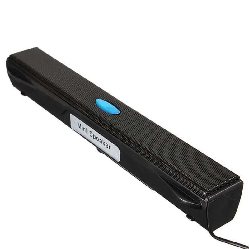 便攜式電腦立體聲全頻 USB 多媒體迷你音箱適用於電腦台式電腦筆記本電腦揚聲器箱