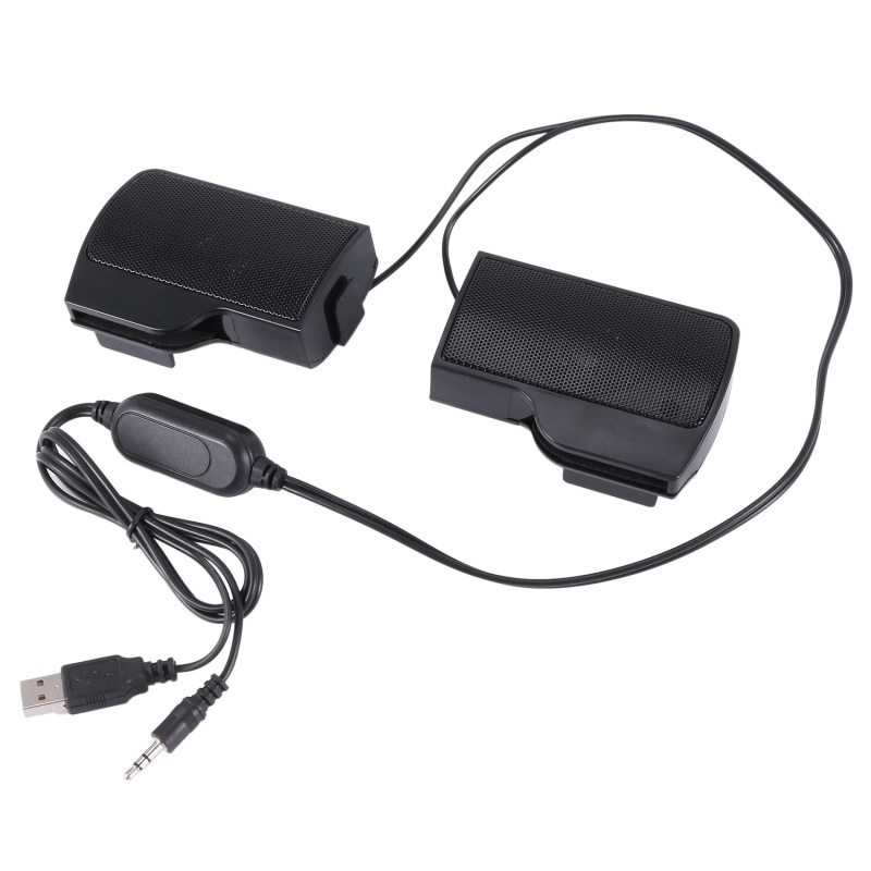 Clip Mini 便攜式 USB 立體聲揚聲器 Soundbar 適用於筆記本筆記本電腦 PC Mp3 手機音樂播放器