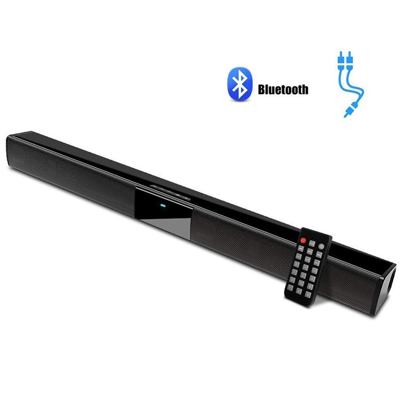 電視揚聲器 Soundbar 藍牙音箱適用於計算機 2.1 Soundbar 低音炮低音立體聲藍牙柱帶 Fm AUX TF RCA