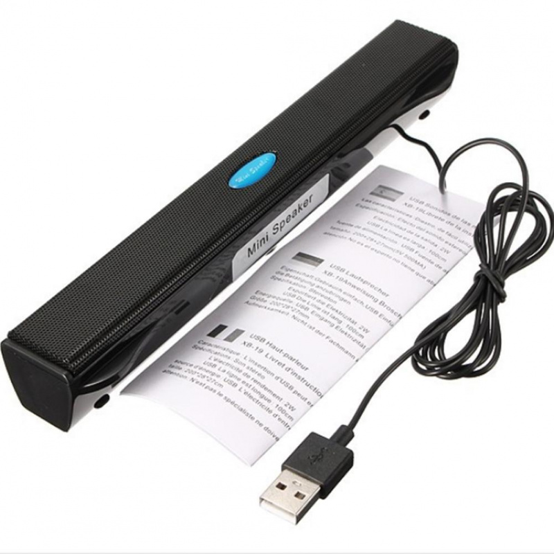 有線和無線迷你條形音箱強大的 USB 2.0 立體聲揚聲器音樂播放器適用於電腦台式筆記本電腦筆記本電腦