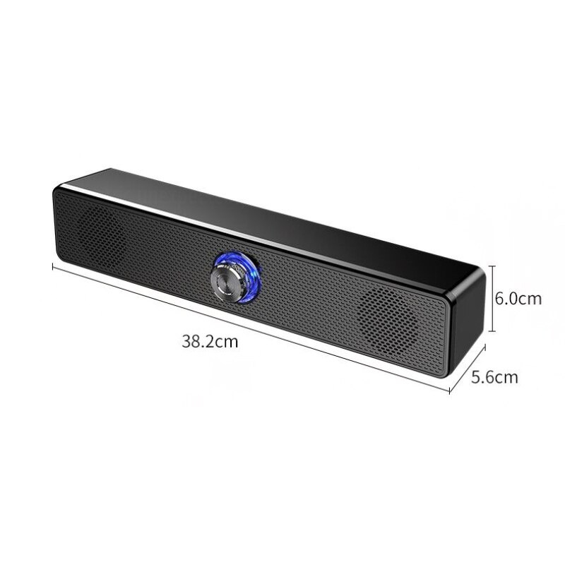 USB 迷你音箱有線電腦 Soundbar 揚聲器立體聲環繞揚聲器箱適用於 PC 筆記本電腦筆記本揚聲器