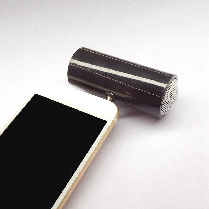 4X 3.5 毫米插孔立體聲迷你揚聲器 MP3 音樂播放器揚聲器擴音器揚聲器適用於手機平板電腦-黑色