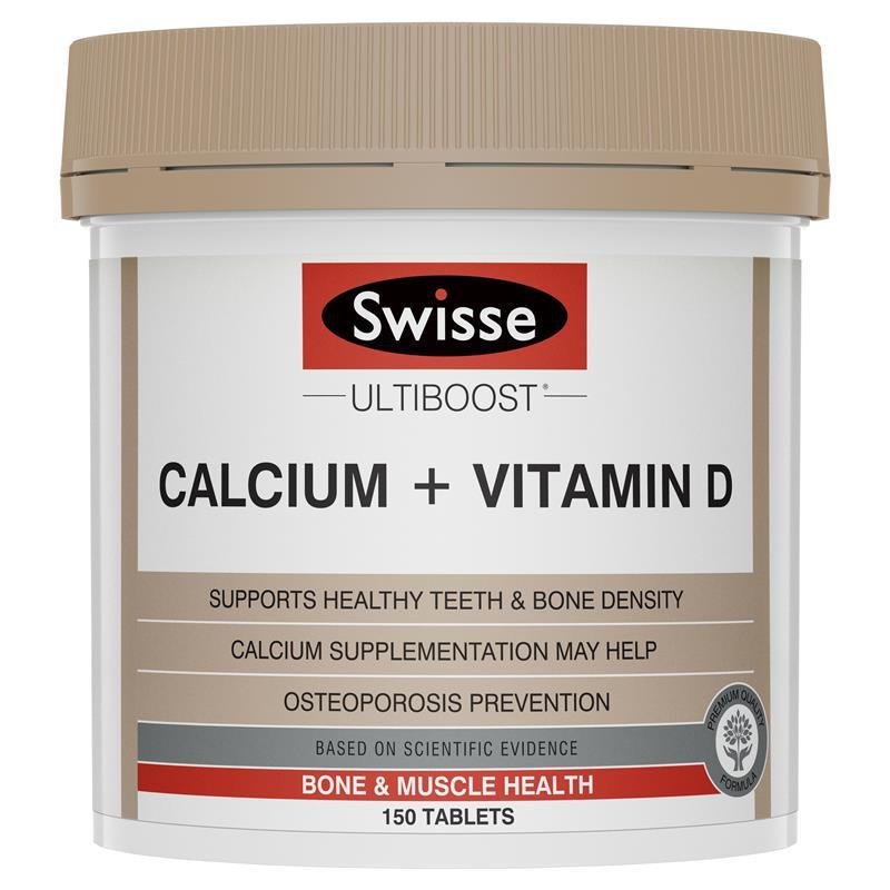 Swisse Ultiboost Calcium + Vitamin D 150粒裝- BB蝸