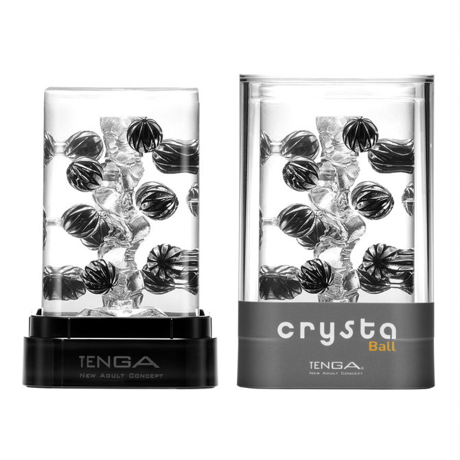 Tenga Crysta Ball 波點飛機杯1隻 + 潤滑劑1支 (高用量套裝)