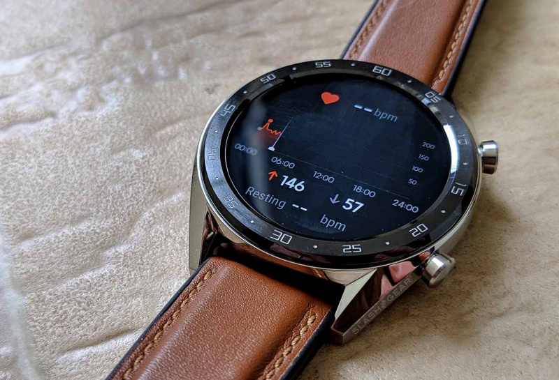 huawei gt active ftn-b19 智能手表 [啡色/46mm]