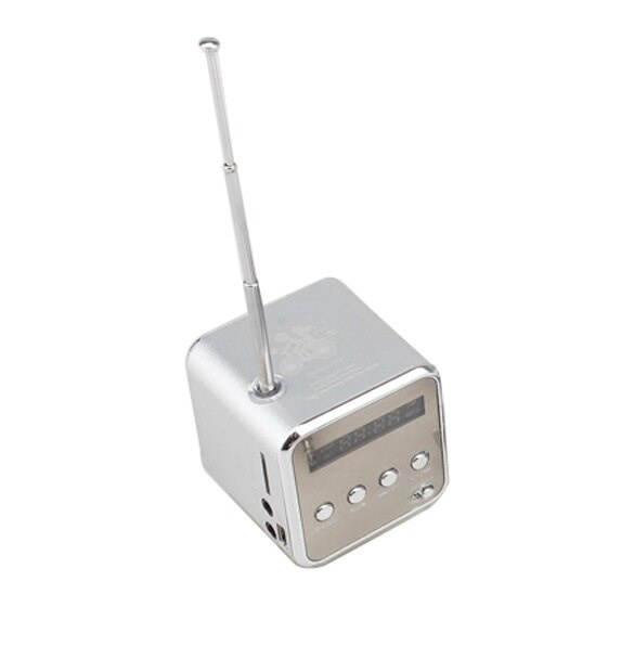迷你音箱微型 SD TF 音箱音樂 USB 便攜式 FM 收音機立體聲迷你 MP3 播放器適用於 PC -25