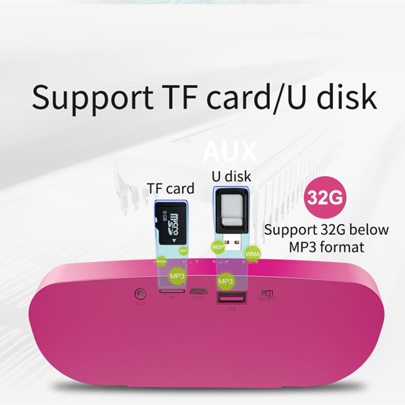 S9迷你便攜無線藍牙音箱PC電腦3D音樂環繞戶外低音炮支持TF卡Aux