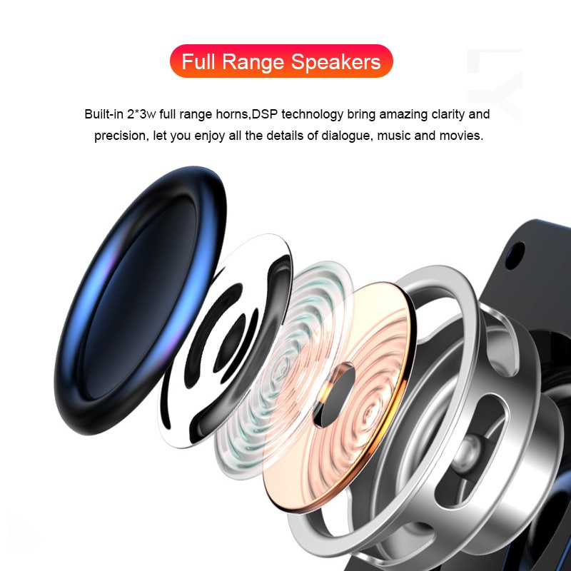 2022 LED Computer Combination Speakers AUX USB Wired Wireless Bluetooth Audio System Home Theater Surrou
