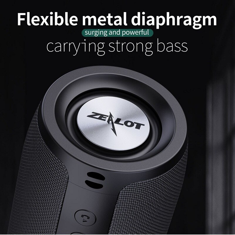 ZEALOT S51 適用於藍牙無線電腦音箱音柱大型音樂中心低音炮便攜式戶外強力外放