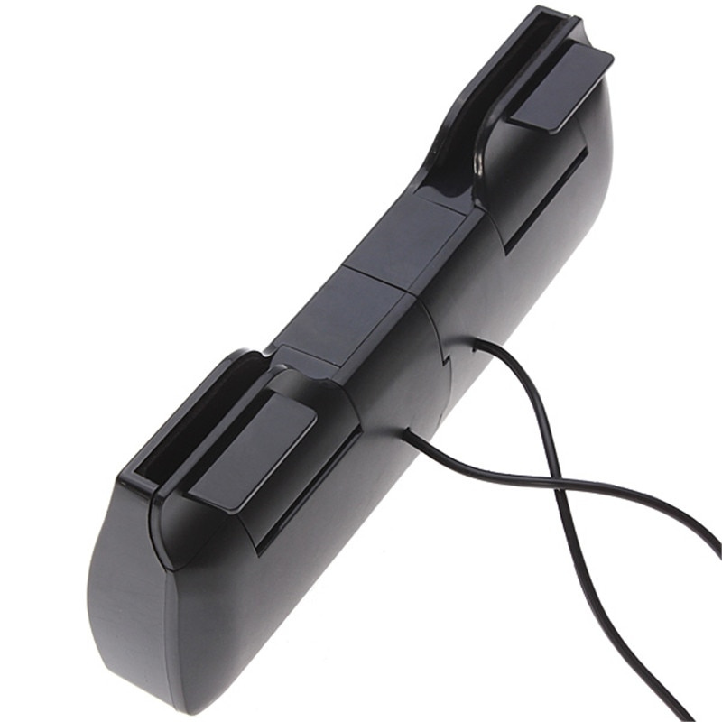 迷你便攜式 1 對 Clipon USB 立體聲揚聲器線路控制器條形音箱適用於筆記本電腦 Mp3 電話音樂播放器 PC 帶夾子