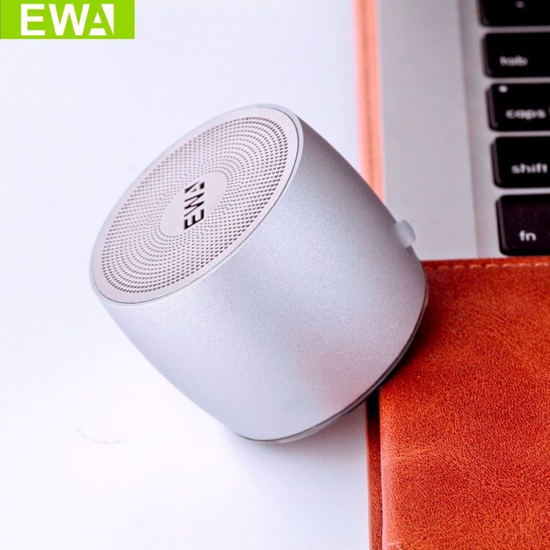 EWa A103 便攜式揚聲器適用於手機 平板電腦 PC 迷你無線藍牙揚聲器金屬 USB 輸入 MP3 播放器