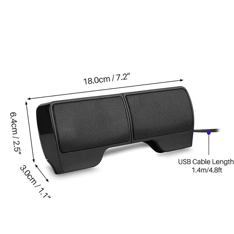 降噪無線電腦低音炮揚聲器 USB 可充電環繞聲長電池壽命戶外