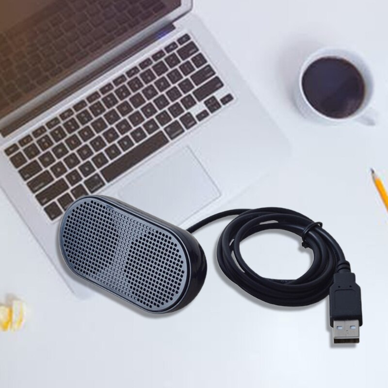 USB 即插即用電腦揚聲器有線桌面揚聲器適用於 PC 電腦低音炮 USB 揚聲器降噪