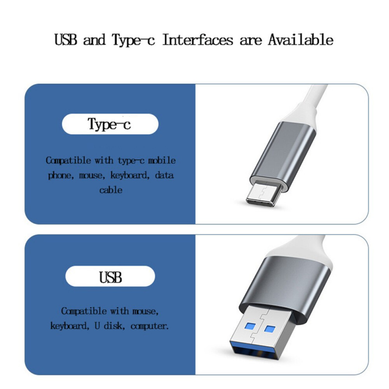 多 USB 集線器 USB 3.0 開關擴展塢 Pc 配件 C 型集線器筆記本電腦適配器擴展塢端口分配器直銷