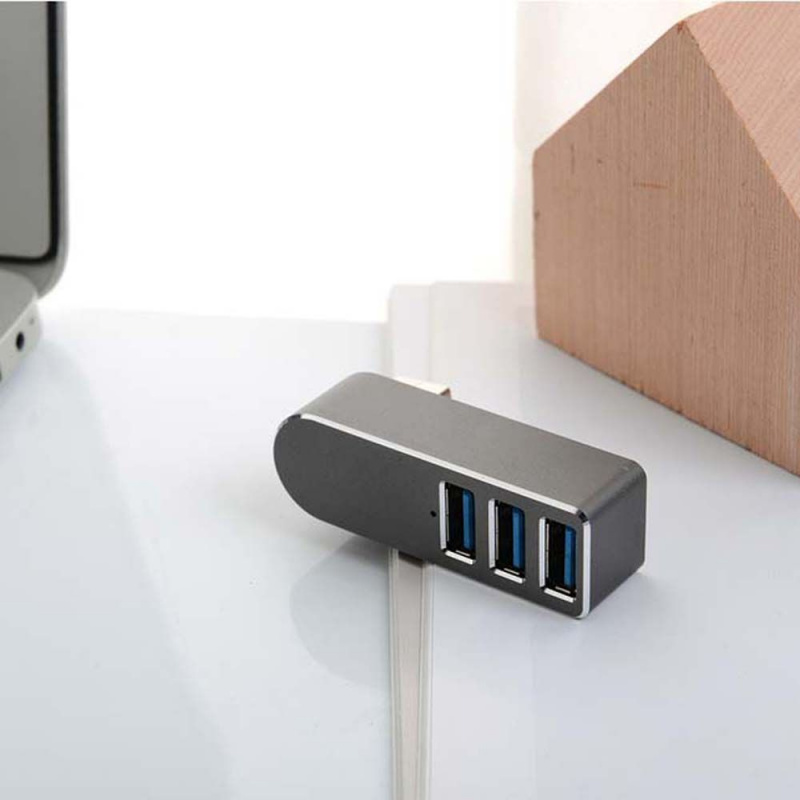 3 合 1 USB 3.0 集線器 USB 分離器適用於筆記本電腦適配器 PC 計算機 USB 充電集線器筆記本分離器適用於戴爾配件