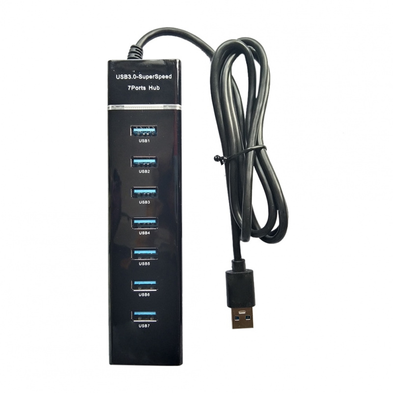 USB 集線器擴展塢更換 USB3.0 分離器電腦配件即插即用適用於筆記本電腦台式電腦