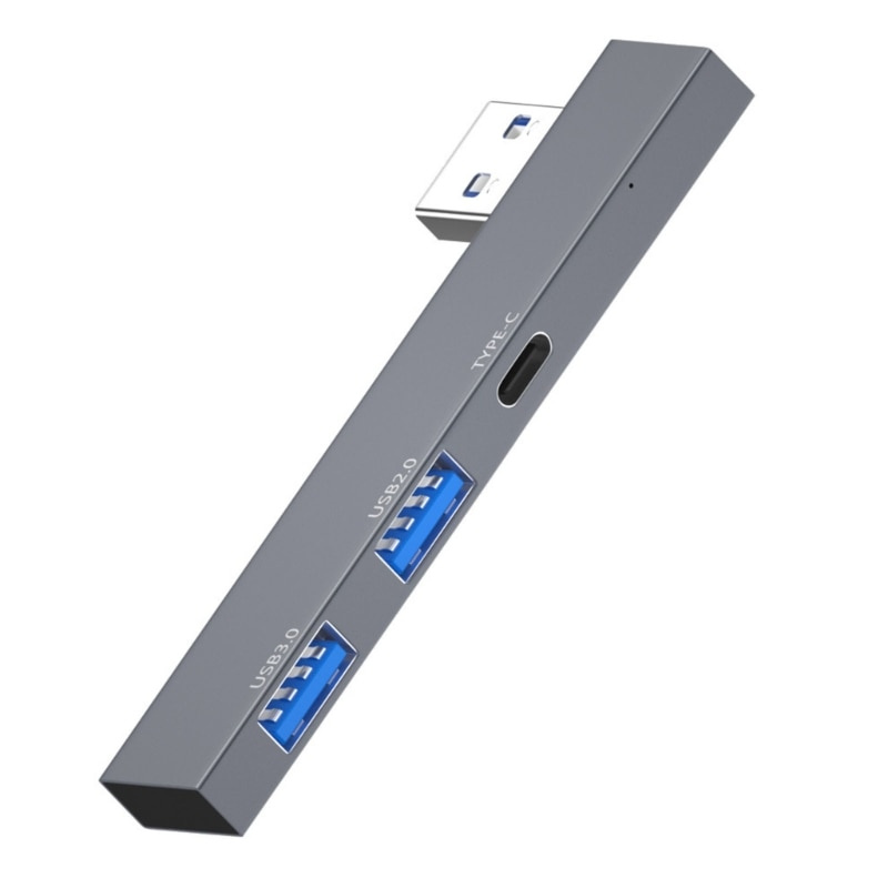3 端口 USB 集線器 3.0 2.0 USB Type C 分路器筆記本電腦筆記本配件鋁合金多擴展器小工具