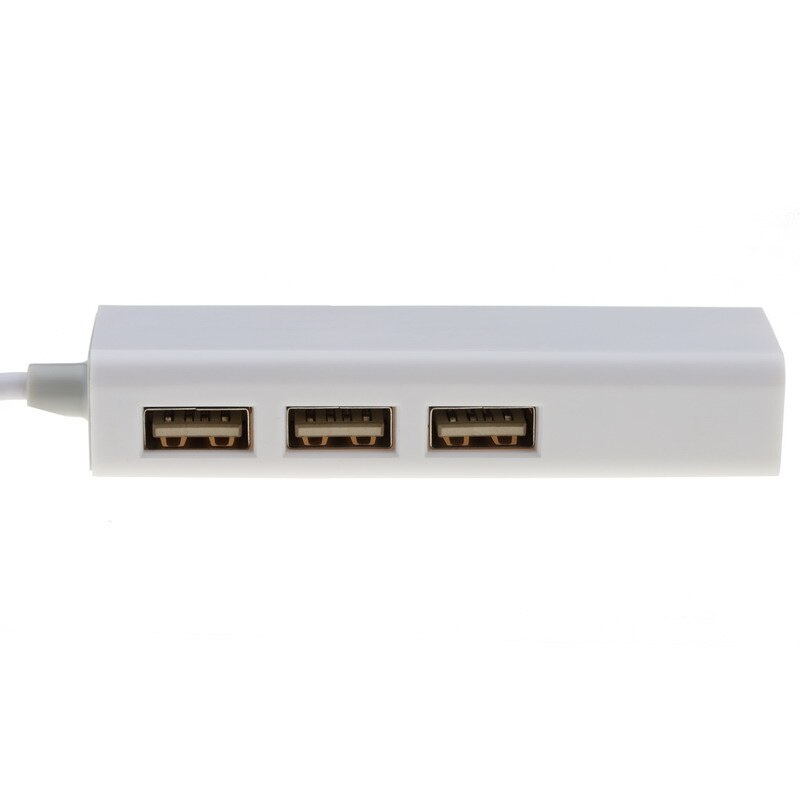 Kebidu 3 端口 USB HUB 2.0 C 型轉以太網 LAN RJ45 網卡適配器適用於 Macbook ThinkPad 三星筆記本電腦 USB-C Type-c