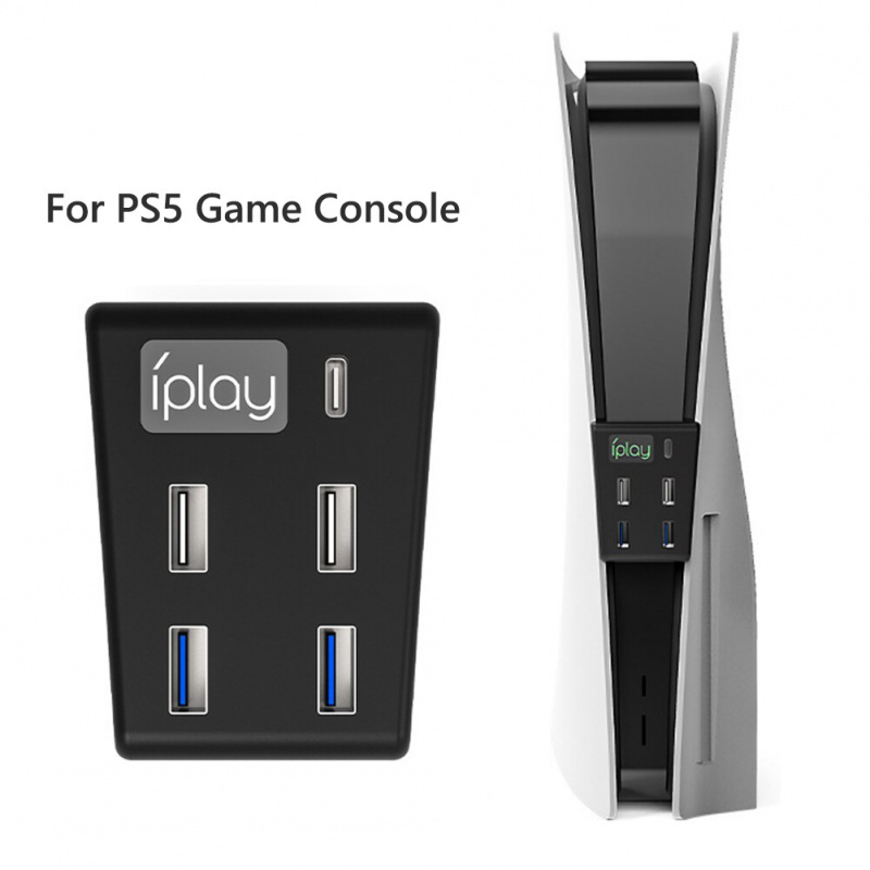 遊戲機 USB 分離器擴展器集線器適配器分離器擴展 USB3.0 適配器轉換器適用於 PlayStation 5 PS5