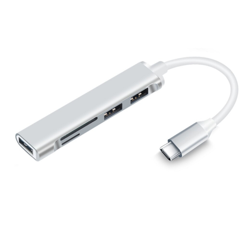 3 端口 USB 3.0 讀卡器 HUB USB C 型分離器迷你 2 合 1 讀卡器適用於 SD TF Micro SD 適用於 Windows Vist