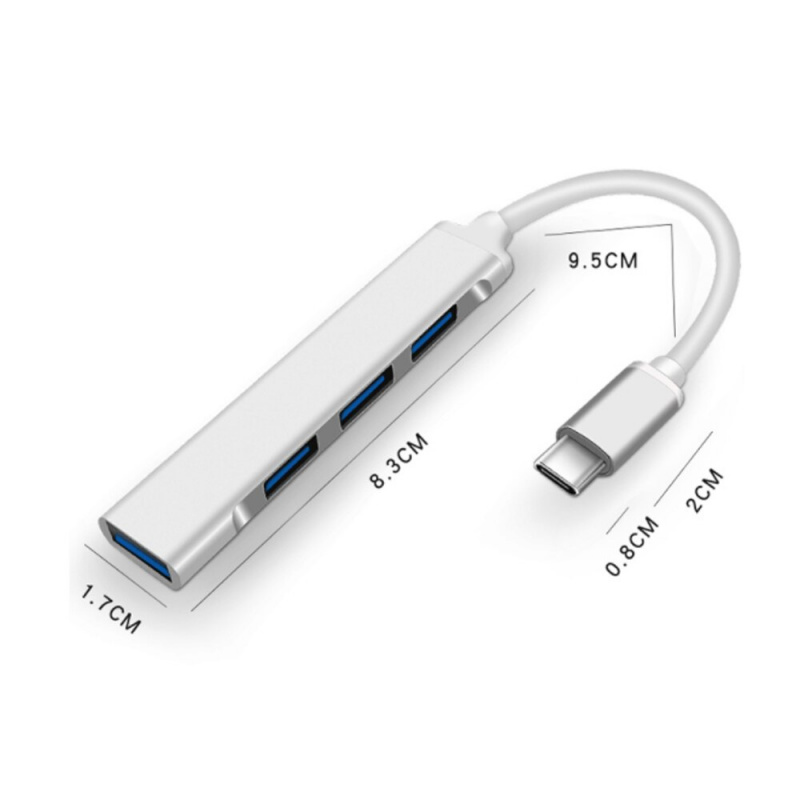 USB C HUB 3.0 Type C 3.1 3 4 Port Multi Splitter Adapter OTG USB for Macbook Pro Air Mi Pro HUAWEI PC 手機配件
