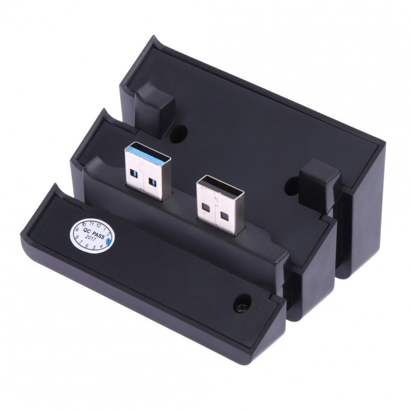 專業 5 端口集線器高速 USB 3.0 2.0 集線器擴展適配器控制台配件適用於 PlayStation4 PS4 Pro 遊戲控制台