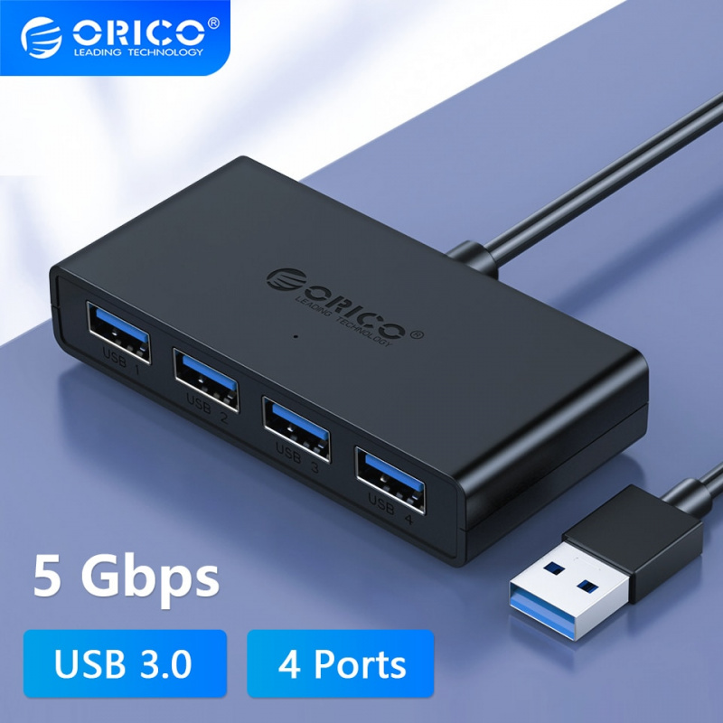 ORICO USB 3.0 HUB With Micro USB Power Port Multiple High Speed Splitter Colorful OTG Adapter for Co