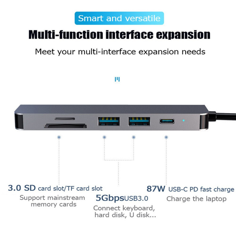 11 in 1 USB C HUB 4K Type-C to HDMI-compatible VGA Rj45 USB 3.0 PD 87W Adapter Type C 1000 Docking For PC Macbook HUB USB-C Type