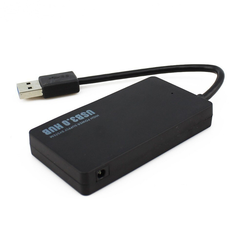 CHYI USB 3.0 集線器多合一 4 端口 USB3.0 Hab 分離器帶外部電源適配器組合 PC 配件適用於計算機 Macbook