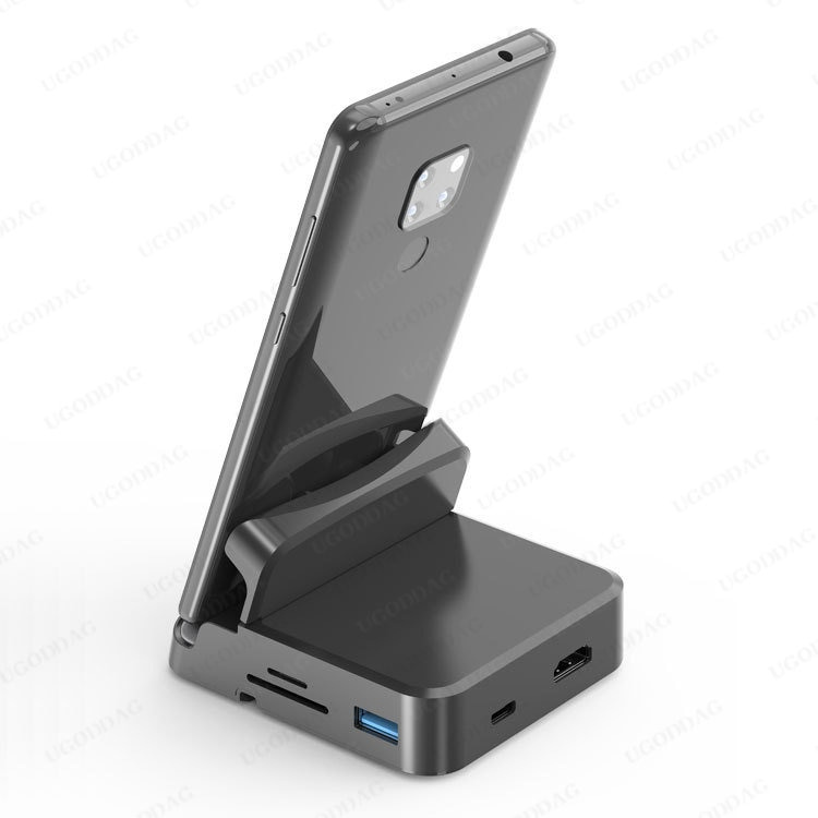 8 合 1 USB C HUB 擴展塢手機支架 Dex Pad Station USB C 轉 HDMI 擴展塢電源充電器套件適用於 MacBook 適用於三星小米