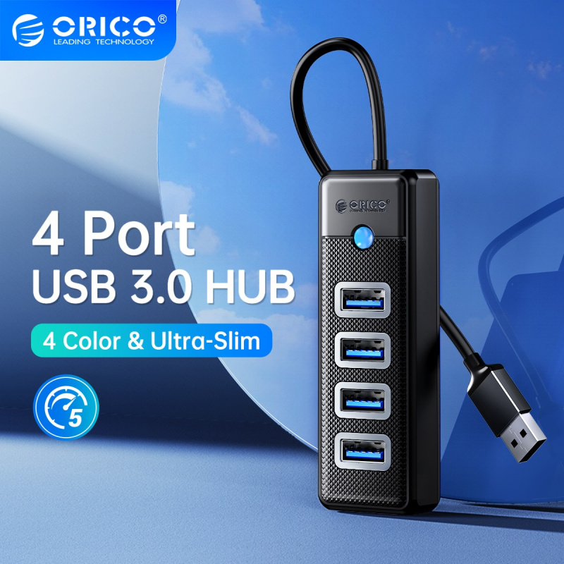 ORICO 5Gbps USB 3.0 HUB Colorful 4 Ports High Speed Mini Splitter OTG Adapter For Desk PC Computer Accessories HUAWEI Xiaomi