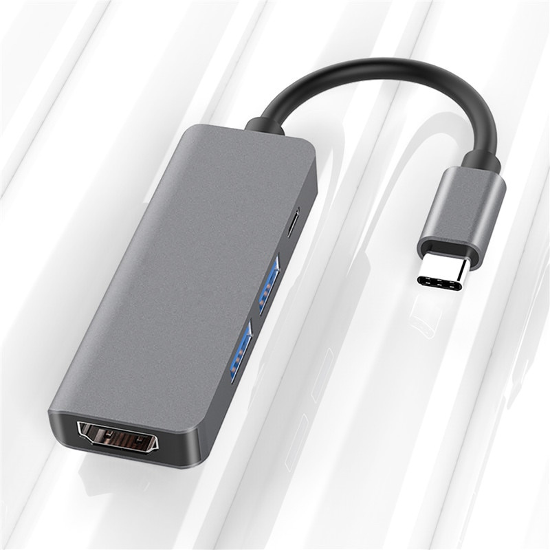 4K 60W Pdsb C Hub 10 em 1 USB Tipo CA USB 3.0 4K HDMI VGA PD 3.5mm Cubo Completo da Funcao Para MacBook Pro Ar iPad Pro USB CH