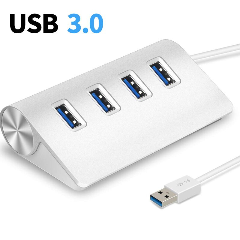便攜式 USB 3.0 集線器 4 7 端口鋁製 5Gbps 高速電源適配器多 USB 3.0 集線器 USB 分路器適用於 PC 筆記本電腦適配器