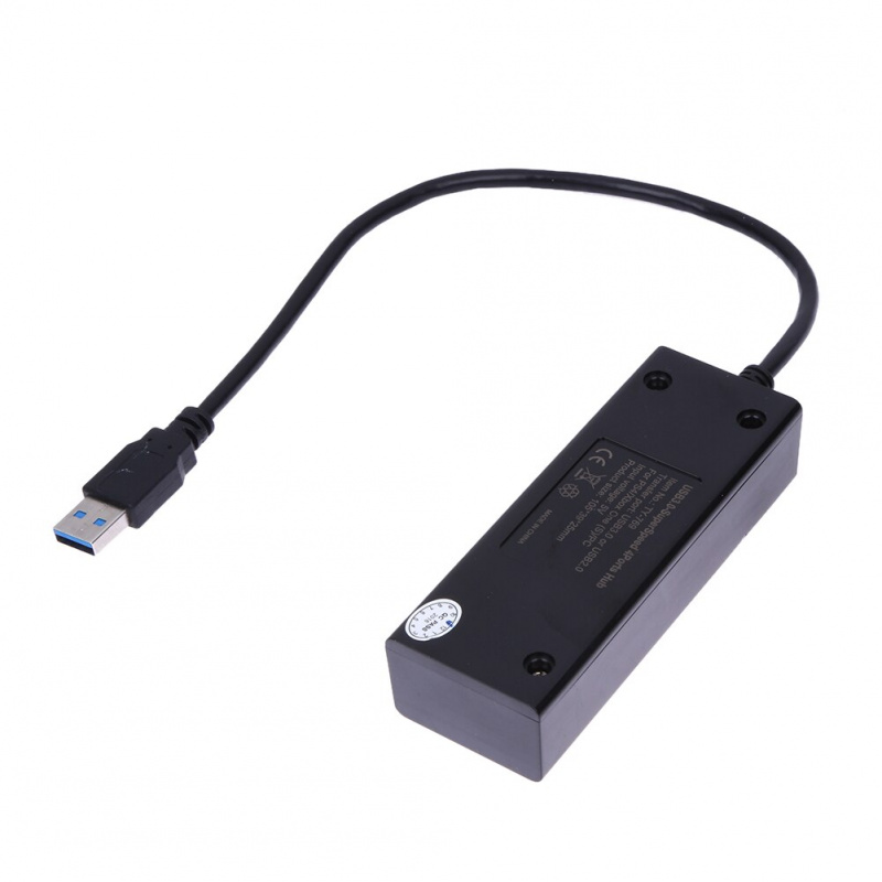 USB 2.0 3.0 集線器多 USB 分配器 4 端口擴展器多 USB 電源適配器集線器適用於筆記本電腦鼠標和鍵盤