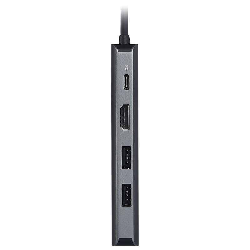 聯想 USB 3.0 C 型集線器轉 HDMI RJ45 1000M 以太網適配器讀卡器適用於計算機 PC 筆記本電腦 MacBook 分離器配件