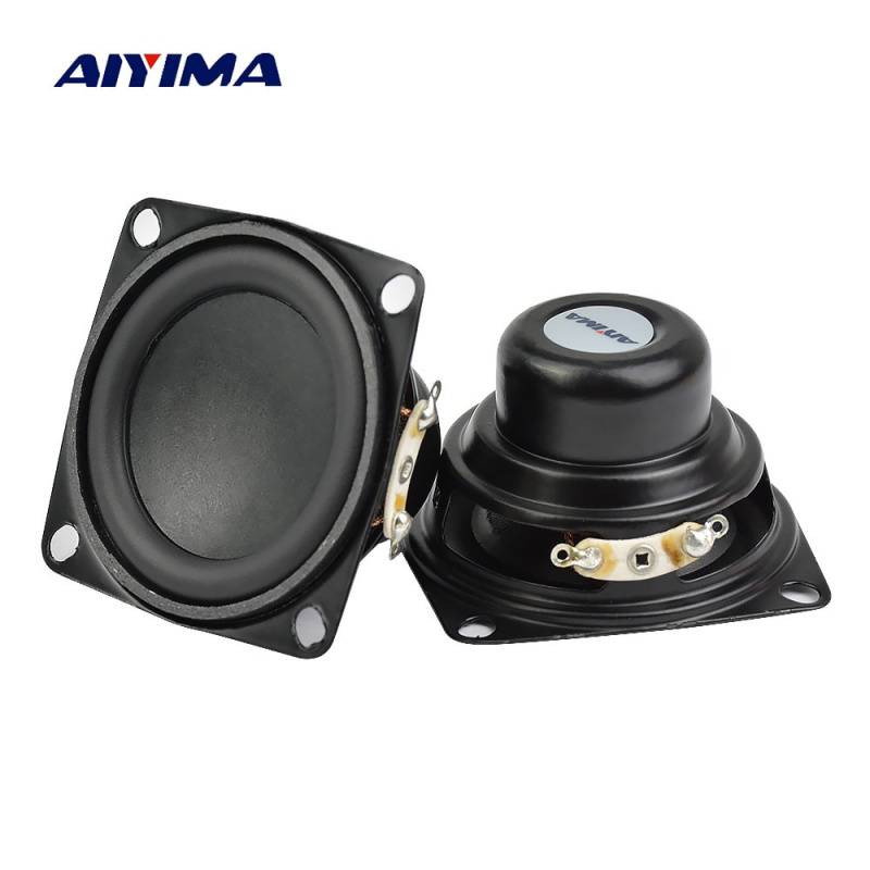 AIYIMA 2Pcs 2 英寸全頻揚聲器 4 歐姆 10W 藍牙揚聲器 53MM 低音揚聲器充電 3 維修多媒體家庭音響